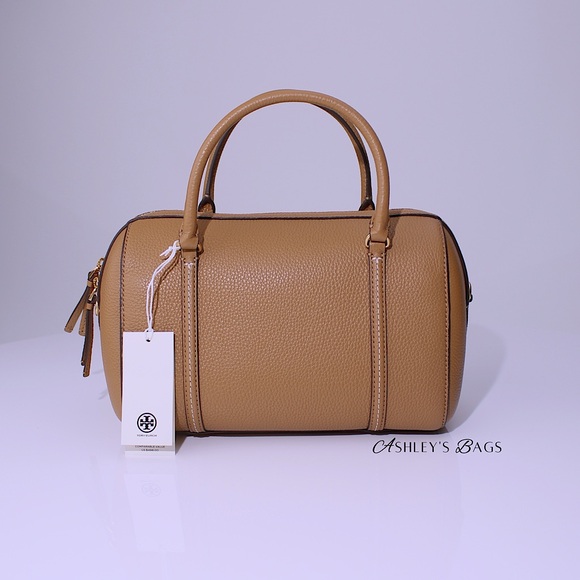 Tory Burch Thea Satchel Crossbody In Tiramisu Brown - Picture 7 of 11